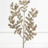 32” Acanthus Leaves Platinum Christmas Spray