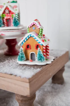 3” Acrylic Light Up Gingerbread House Ornament