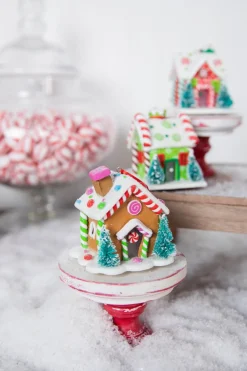 3” Acrylic Light Up Gingerbread House Ornament