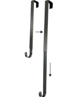 Adjustable Wreath Hanger - Nickel