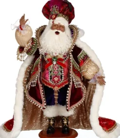 23.5" African American Christmas Jewel Santa - Mark Roberts