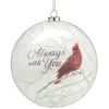 4" "Always with You" Cardinal Ornament