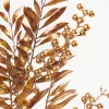 30" Antique Gold Pepperberry Stem