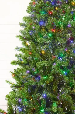 7.5' Aspen Pine Artificial Christmas Tree with 400 Color-Changing Lights