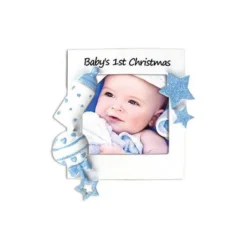5" Baby Boy's 1st Christmas Personalizable Ornament