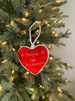 5" Baby's First Christmas Ornament