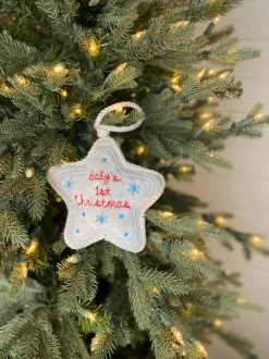 5" Baby's First Christmas Ornament