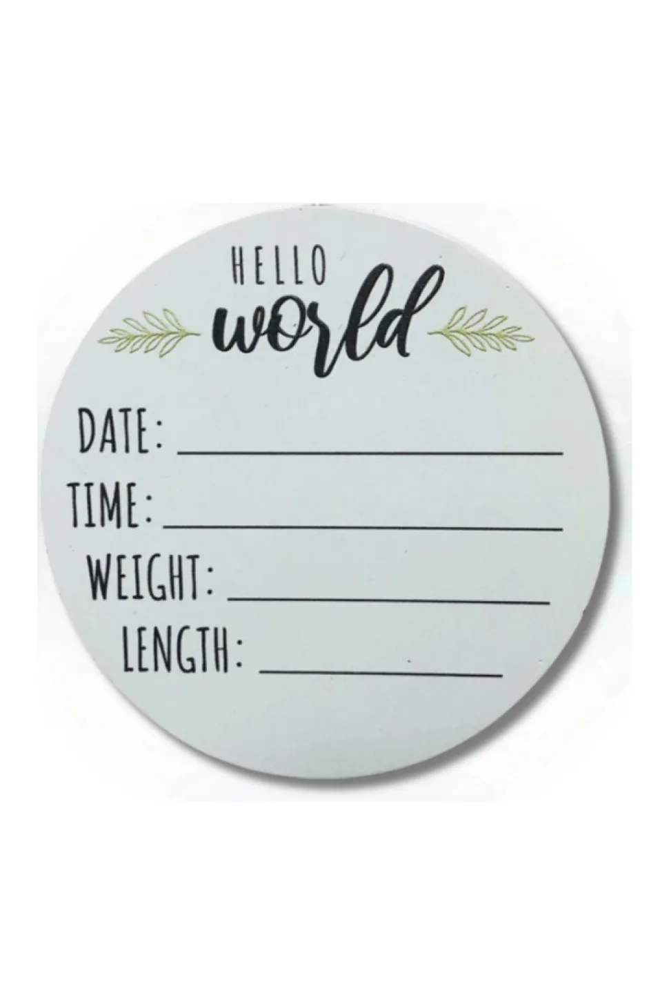 Baby’s Hello World Disk Personalizable Ornament