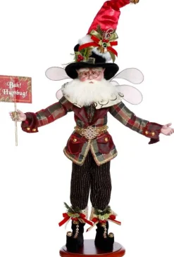21" Bah Humbug Fairy On Base - Mark Roberts