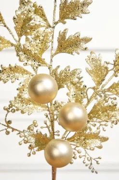 22" Ball Bead Spray - Gold