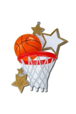 4" Basketball Customizable Ornament