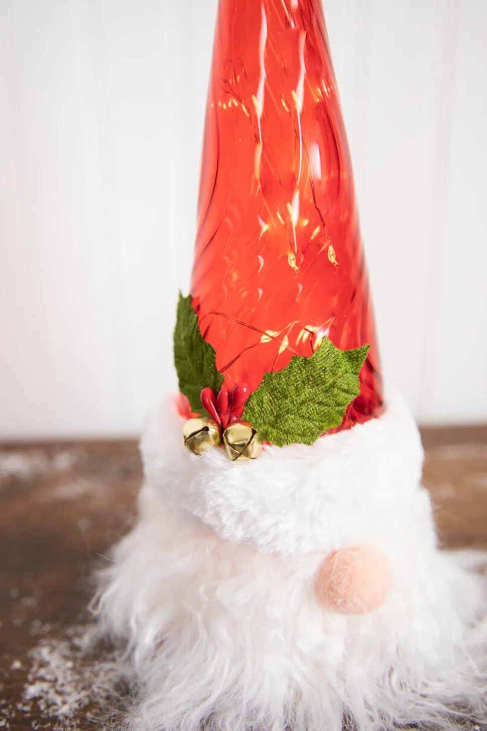 12” Battery Operated Lighted Gnome Santa