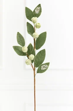30" Beaded Apple Berry Glitter Spray