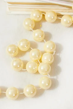 8.8' Bead Garland - Pearl
