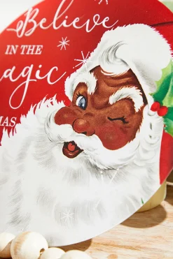 8" "Believe" Santa Sign