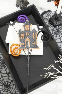 Black and Orange Haunted Mansion Spray
