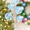 15" Blue Iridescent Ball Pick