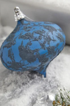 5" Blue Onion Ornament