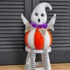 21” Boo Ghost Pumpkin Decor