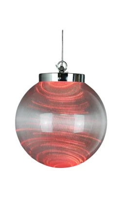 12" Borealis Ball Lighted LED - Red