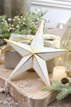 12” Borealis Glitter Star Ornament