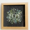 14” Botanical Wood Wall Decor