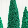 Bottle Brush Trees - Set of 3 - Green