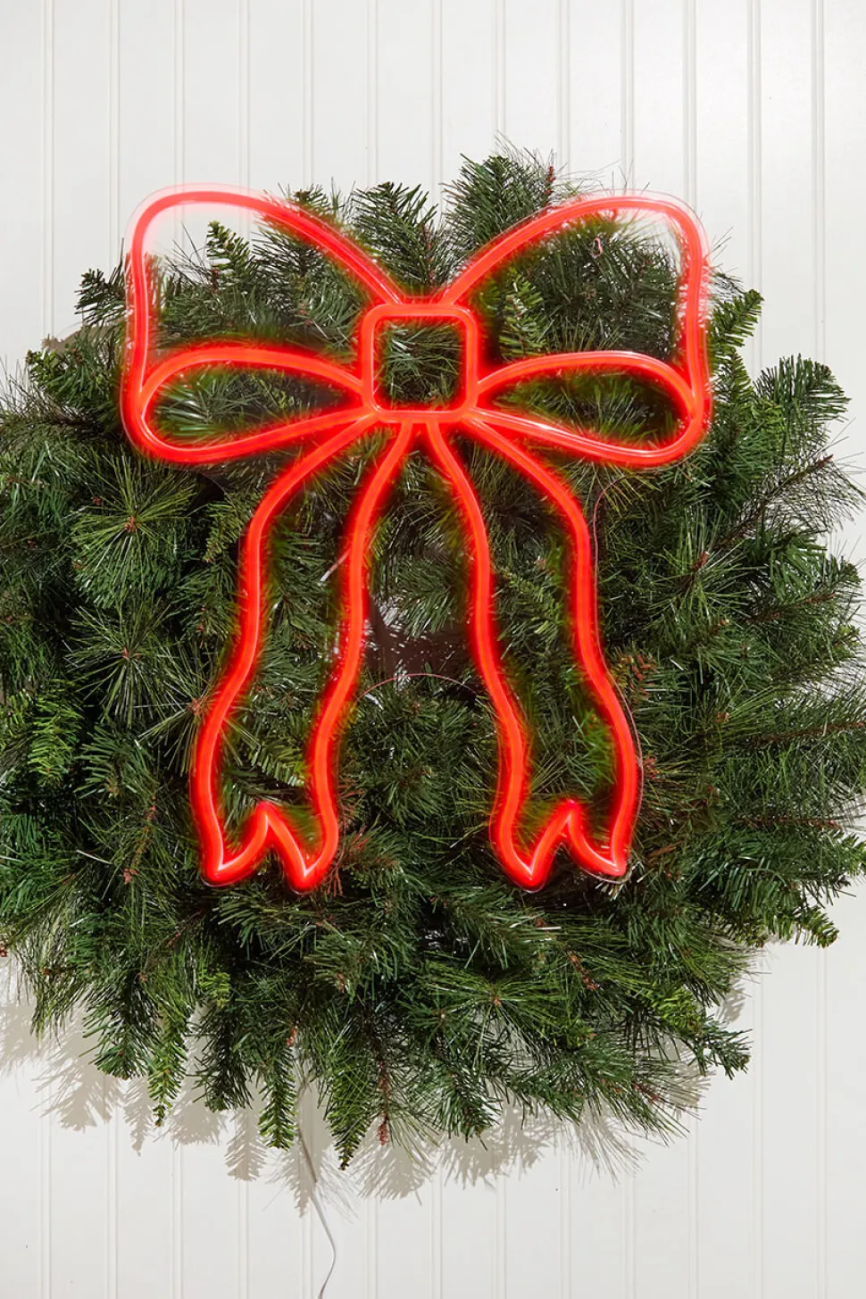 19.3" Bow Lit Neon Sign