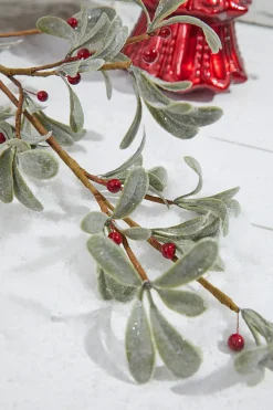 29” Boxwood Berry Spray - Red & Green