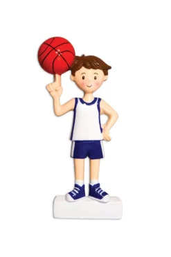 4" Boy Basketball Player Customizable Ornament