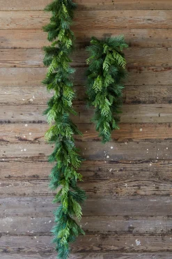 29" Bristle Pine With Natural Touch Evergreen Teardrop