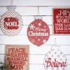 Burlap Ornament Wall Hangings