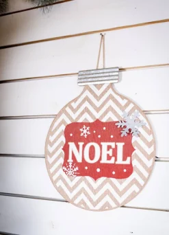 Burlap Ornament Wall Hangings