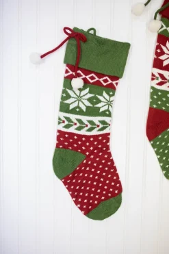 21” Cable Knit Sweater Stocking