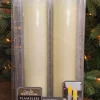 Candle Impressions Flameless Real Wax LED Candles - Set of 2