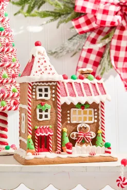 10" Candy Gingerbread House