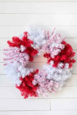 30" Caprico Red/White Wreath