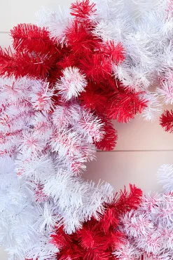 30" Caprico Red/White Wreath