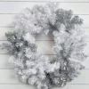 30” Caprico Silver & White Wreath