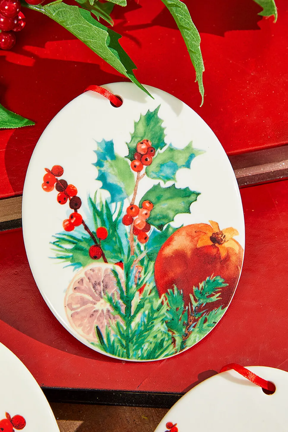 5" Cardinal Ceramic Ornament