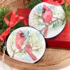 5.75" Cardinal & Pine Ornament