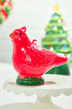 6.5" Cardinal Shatterproof Recordable Ornament
