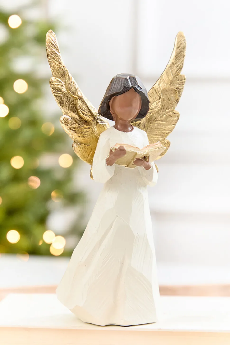 9.5" Carved Resin Angel