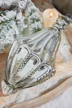 12" Cathedral Antique Mercury Glass Ornament