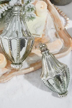 12" Cathedral Antique Mercury Glass Ornament