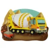 3.5" Cement Truck Customizable Ornament