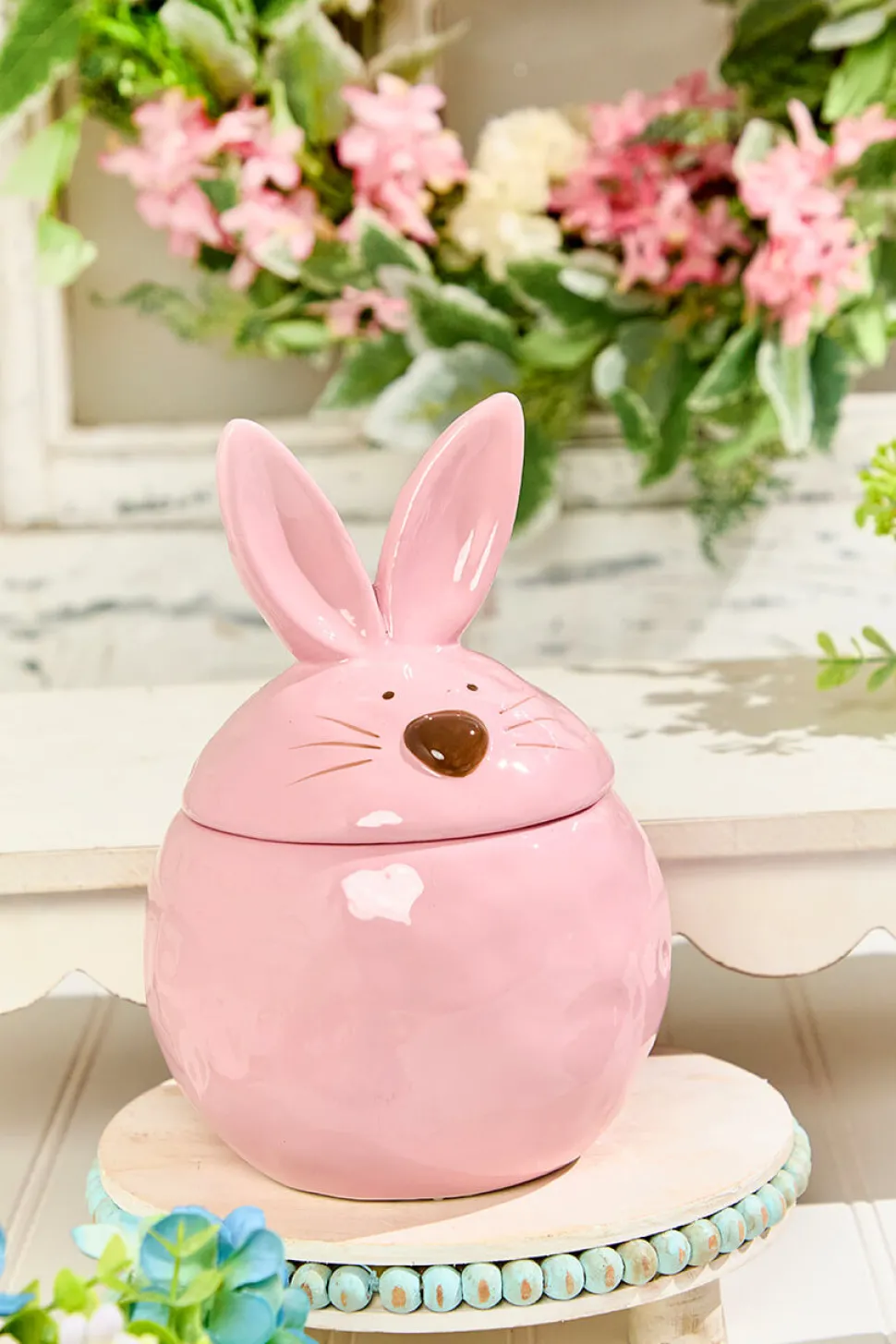 8" Ceramic Bunny Cookie Jar