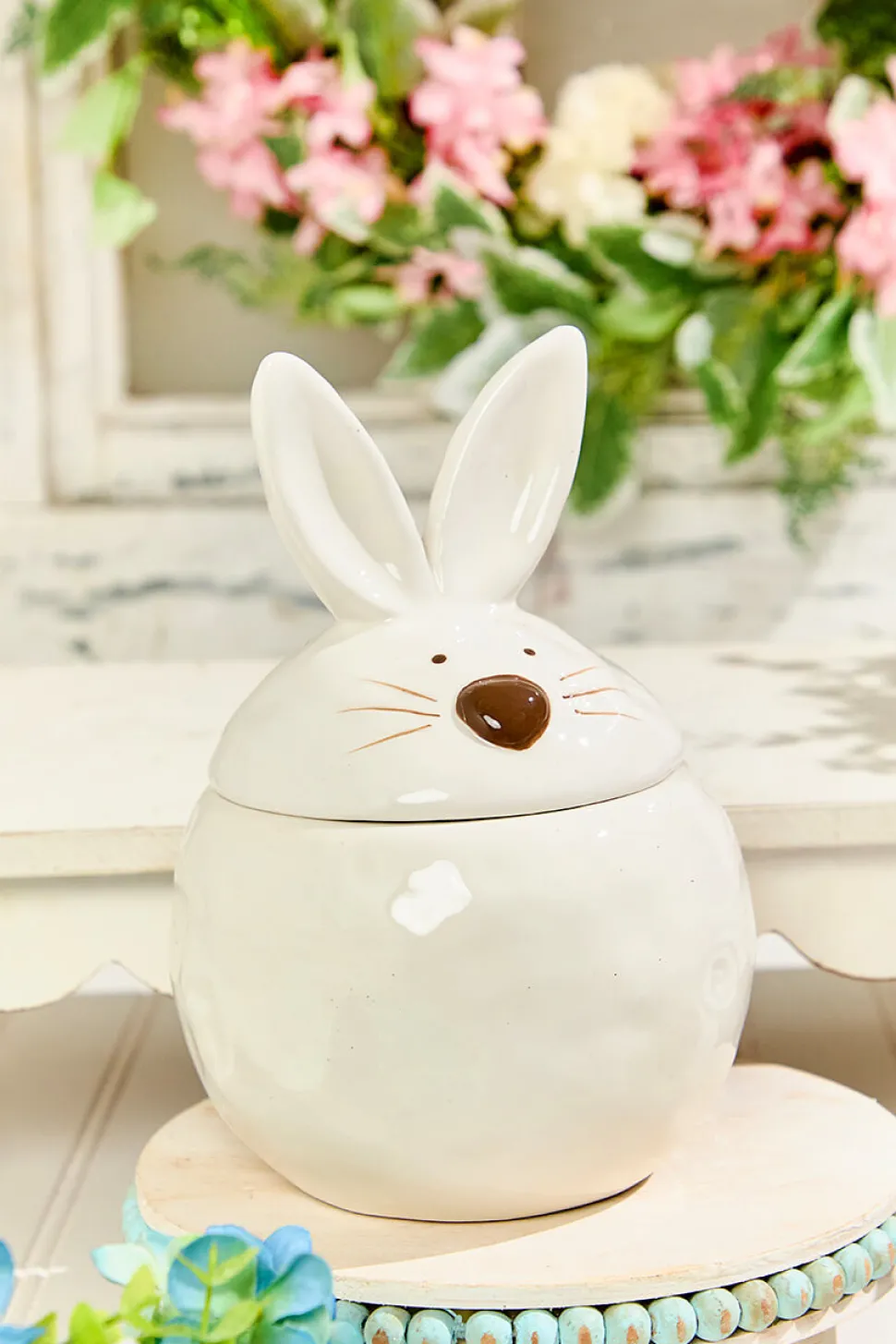 8" Ceramic Bunny Cookie Jar