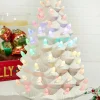 24" Ceramic Nostalgic RGB Tree - White
