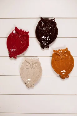 Ceramic Owl Plate